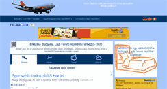 Desktop Screenshot of airport-budapest.info